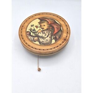 Vintage Wall-Hanging Music‎ Box - Plays "Raindrops Keep Fallin' On My Head"